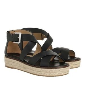 Michael Kors Darby Espadrille Platform Sandals